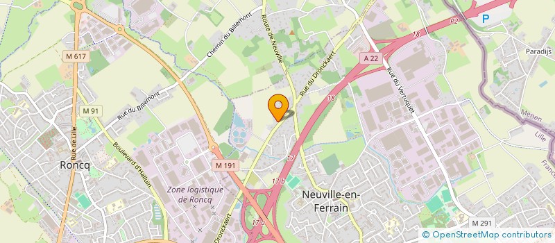 localisation de l'entreprise ILLIBERIS à NEUVILLE-EN-FERRAIN