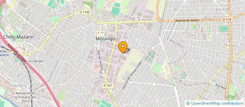 localisation de l'entreprise ILLIC à MORANGIS