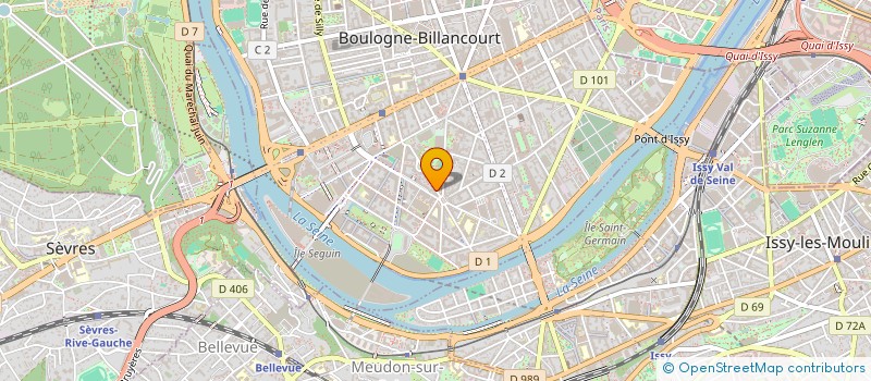localisation de l'entreprise ILLICA à BOULOGNE-BILLANCOURT