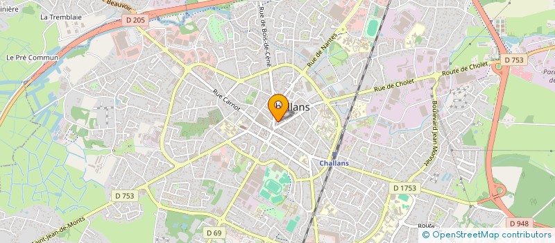 localisation de l'entreprise ILLICO à CHALLANS