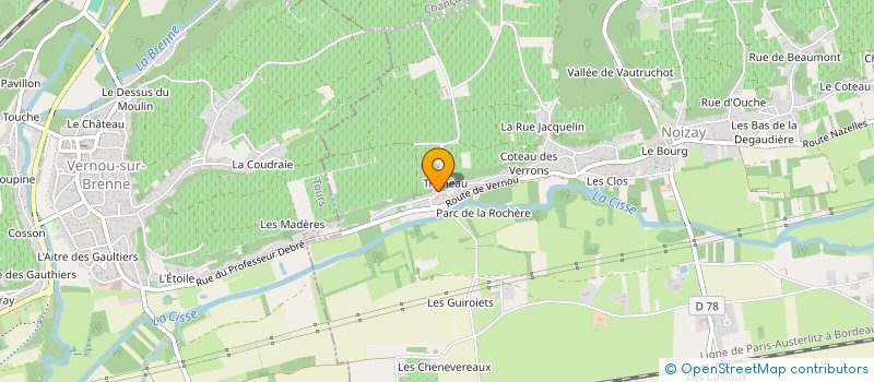 localisation de l'entreprise ILLICO à ROCHECORBON