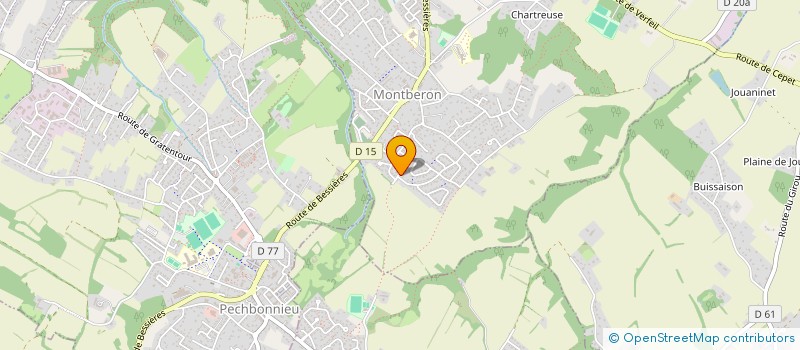 localisation de l'entreprise ILLICO  MONTBERON