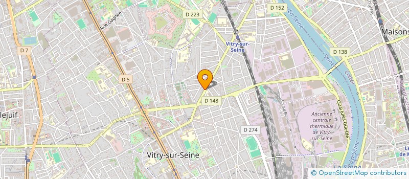 localisation de l'entreprise ILLICO APPRENTISSAGE à VITRY-SUR-SEINE