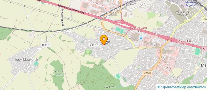 localisation de l'entreprise ILLICO DRIVER à BUCHELAY