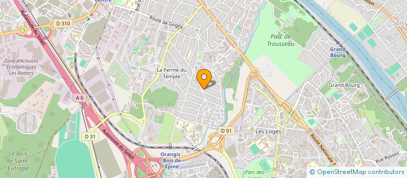 localisation de l'entreprise ILLICO PIZZA à RIS-ORANGIS