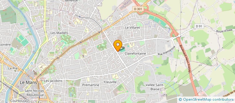 localisation de l'entreprise ILLICO PRESTA  LE MANS