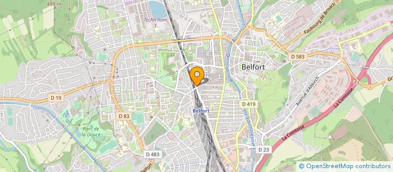 localisation de l'entreprise ILLICO PRESTO à BELFORT