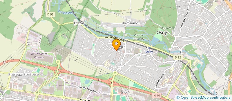 localisation de l'entreprise ILLICO PRESTO PIZZA  OSNY