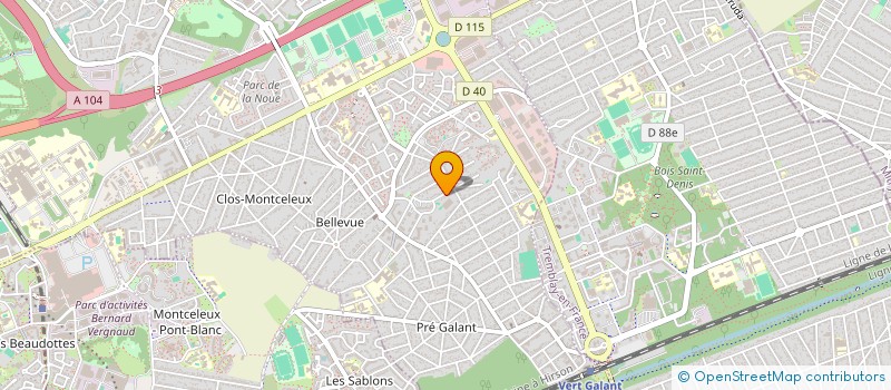localisation de l'entreprise ILLICO PRESTO TRANSPORT à VILLEPINTE