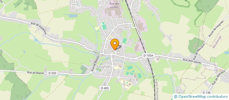 localisation de l'entreprise ILLICO RESTO  FEIGNIES