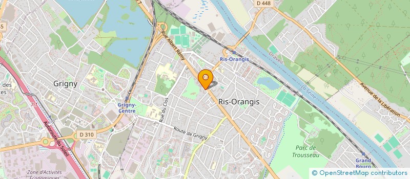 localisation de l'entreprise ILLICO SERVICES PLUS  RIS-ORANGIS