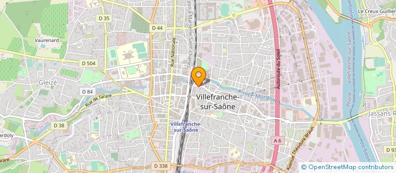 localisation de l'entreprise ILLICO TRANS + à VILLEFRANCHE-SUR-SAONE