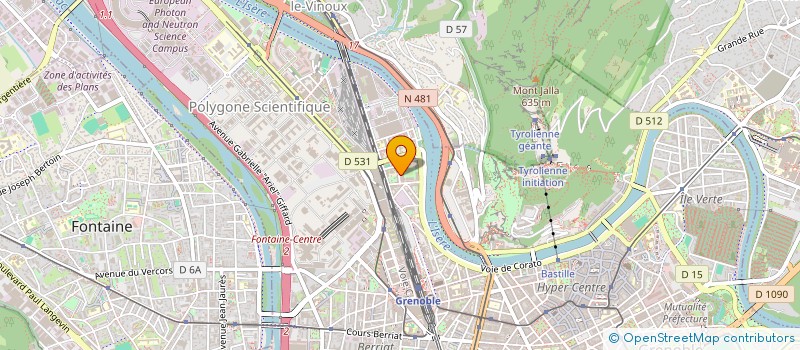 localisation de l'entreprise ILLICO TRANS DEM à GRENOBLE