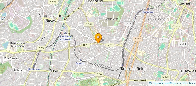 localisation de l'entreprise ILLIFOX à BAGNEUX