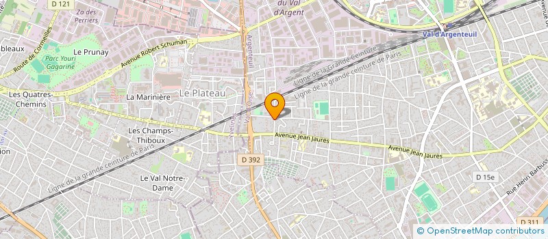 localisation de l'entreprise ILLIKOUD TRANSPORT SPEED  ARGENTEUIL