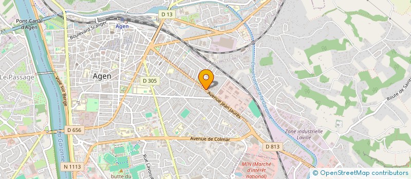 localisation de l'entreprise ILLILOC  AGEN