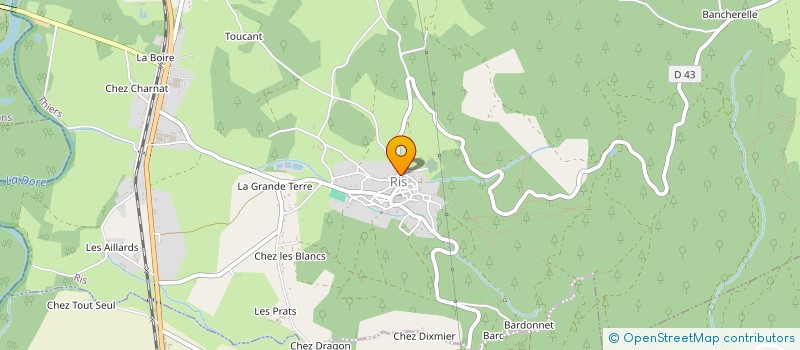 localisation de l'entreprise ILLINOIS  LACHAUX