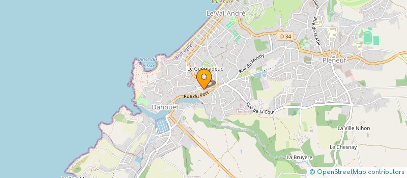 localisation de l'entreprise ILLIO  PLENEUF-VAL-ANDRE