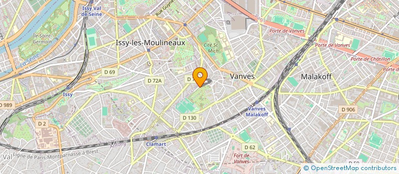 localisation de l'entreprise ILLIOS  VANVES