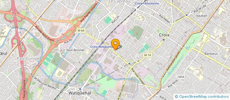 localisation de l'entreprise ILLIPAY  CROIX