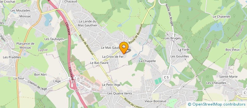 localisation de l'entreprise ILLIS à FEYTIAT