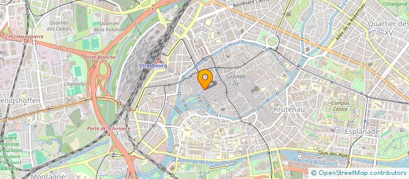 localisation de l'entreprise ILLKIRCH DISTRIBUTION  STRASBOURG