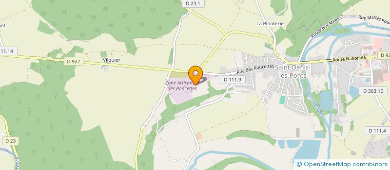 localisation de l'entreprise ILLMAX CONCEPT à SAINT-DENIS-LANNERAY