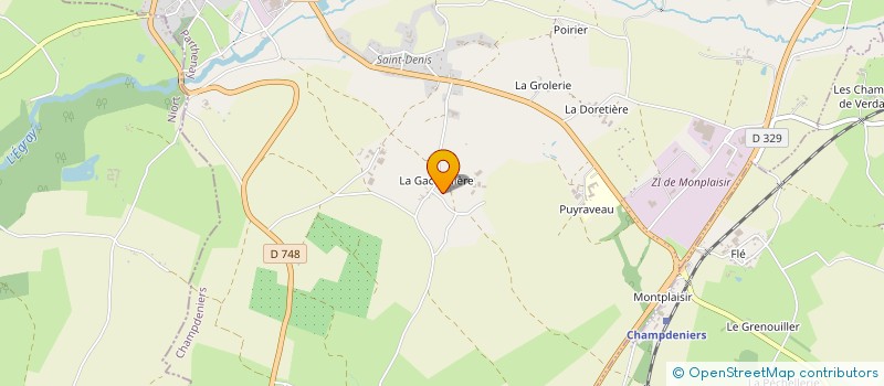 localisation de l'entreprise ILLOMAE  CHAMPDENIERS