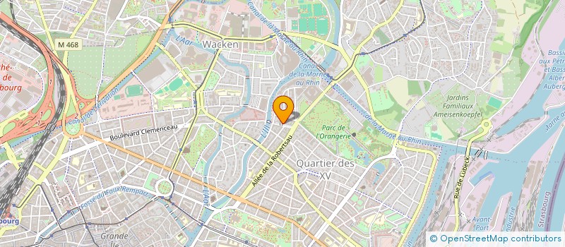 localisation de l'entreprise ILLSA  STRASBOURG