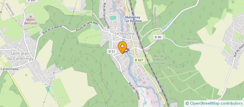 localisation de l'entreprise ILLULART à LE HOULME