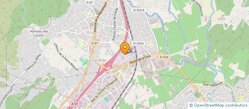 localisation de l'entreprise ILLUMELEC à LA FARLEDE