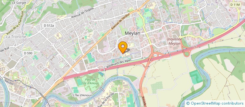 localisation de l'entreprise ILLUMEN CONSULTING  CROLLES