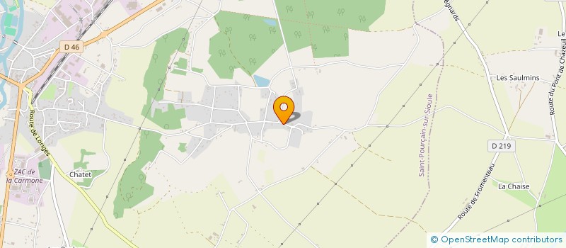 localisation de l'entreprise ILLUMINATIONS DE NOEL CHEZ NOUNOURS  SAINT-POURCAIN-SUR-SIOULE