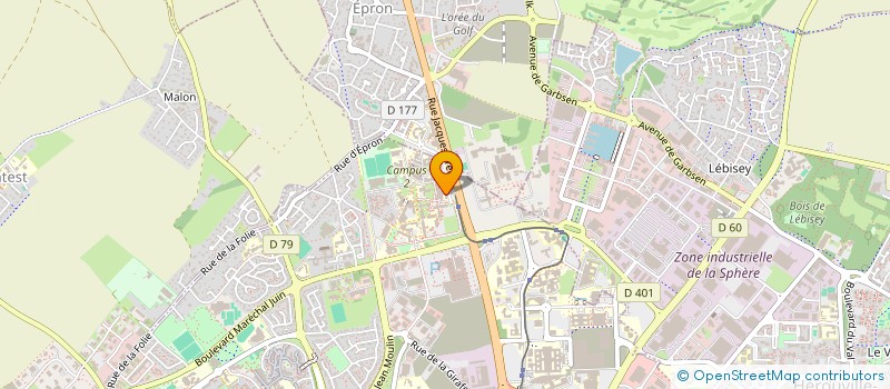 localisation de l'entreprise ILLUSIO à CAEN
