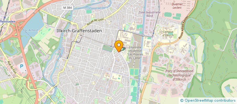 localisation de l'entreprise ILLUSION MUSIC  ILLKIRCH-GRAFFENSTADEN