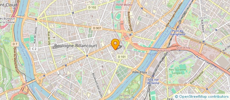 localisation de l'entreprise ILLUSTRATIONS TECHNIQUES ILTEC à BOULOGNE-BILLANCOURT