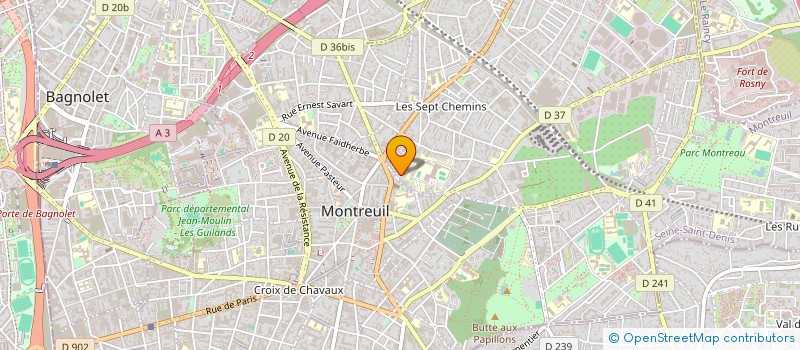 localisation de l'entreprise ILLUSTRE! à MONTREUIL