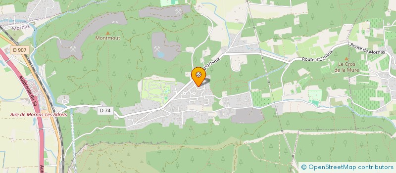 localisation de l'entreprise ILLY  MORNAS