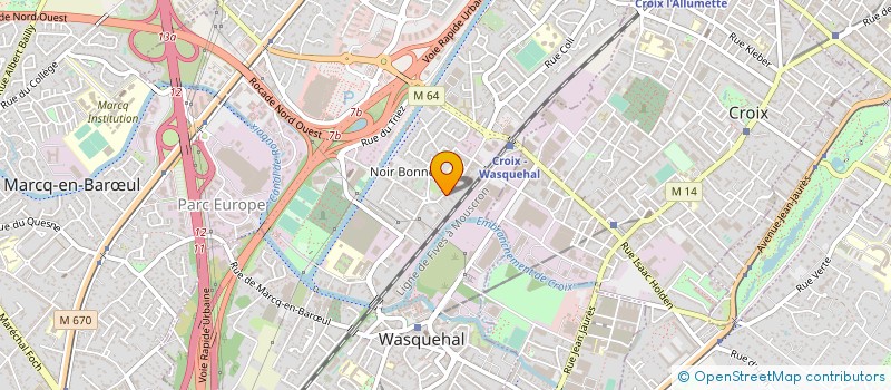 localisation de l'entreprise ILLYADE  WASQUEHAL