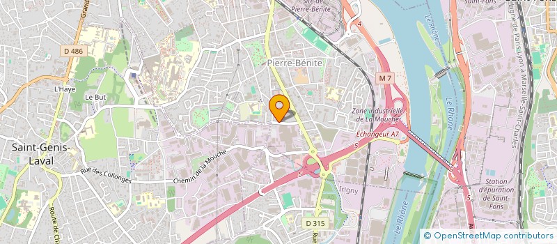 localisation de l'entreprise ILLYRIEN SECURITE  OULLINS-PIERRE-BENITE