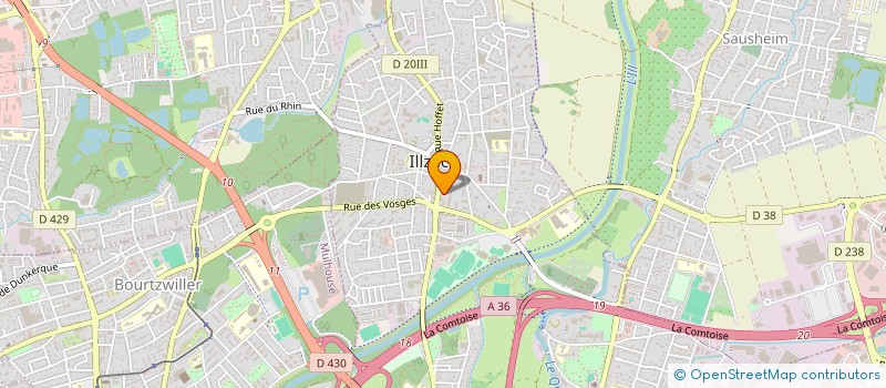 localisation de l'entreprise ILLZACH DENTAL SELARL  ILLZACH