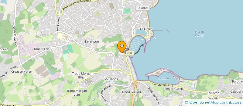 localisation de l'entreprise ILM  PERROS-GUIREC