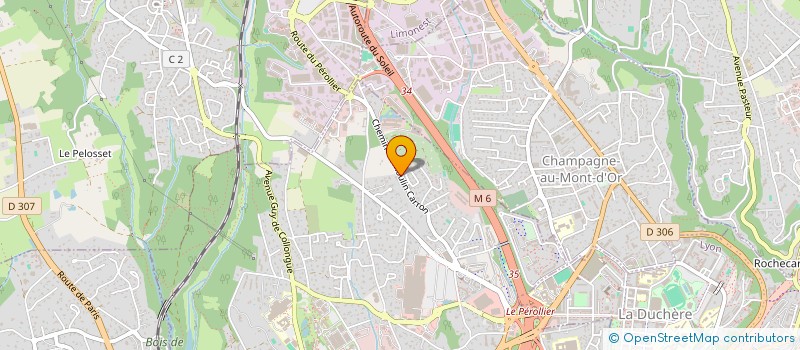 localisation de l'entreprise ILM  ECULLY