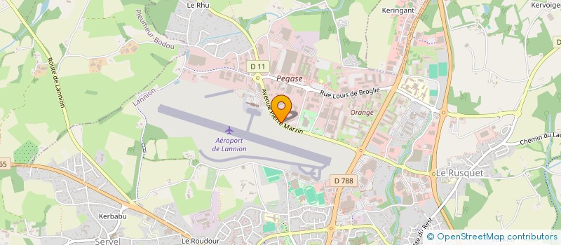 localisation de l'entreprise ILM à LANNION