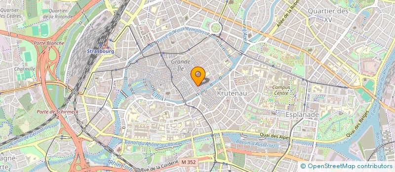 localisation de l'entreprise ILM FORMATION à STRASBOURG