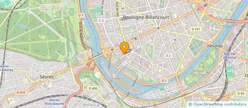 localisation de l'entreprise ILM LEARNING à BOULOGNE-BILLANCOURT