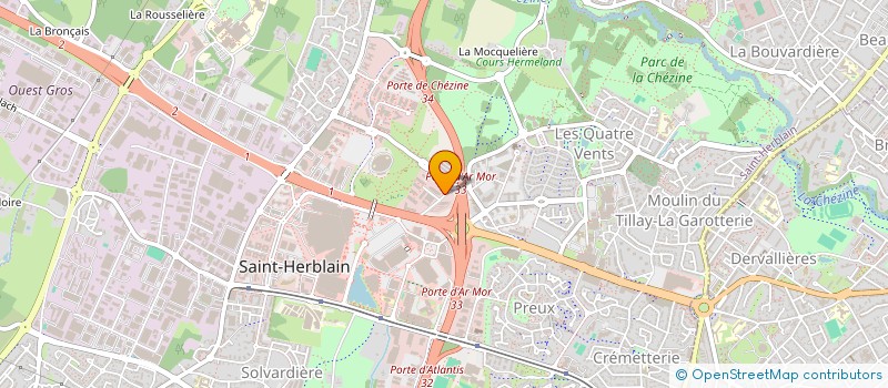 localisation de l'entreprise ILMA 2  SAINT-HERBLAIN