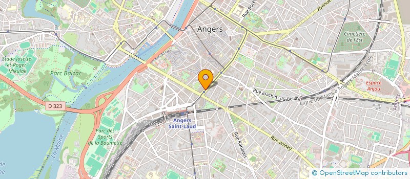 localisation de l'entreprise ILMA à ANGERS