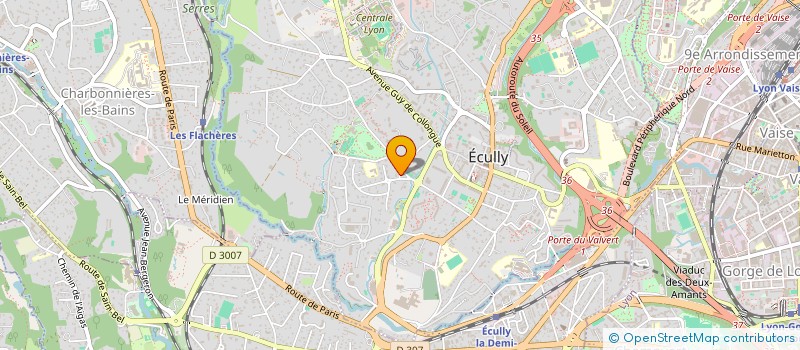 localisation de l'entreprise ILMA  ECULLY