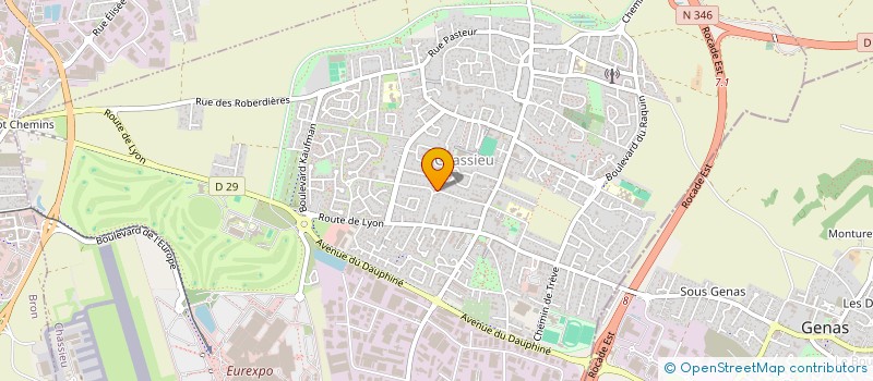 localisation de l'entreprise ILMA  CHASSIEU